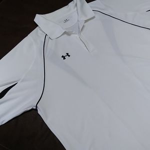 Mens white under armor shirt